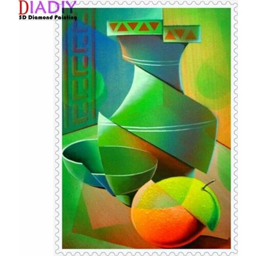 Diy 5d diamond painting cartoon animal character round diamond mosaic home decoration embroidery pattern cross stitch