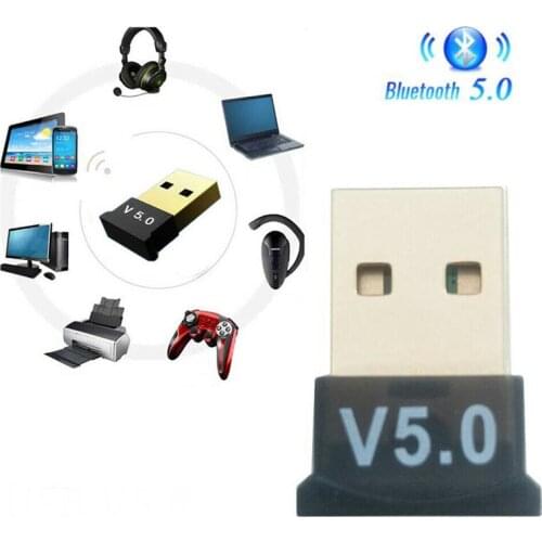Mini Wireless USB Bluetooth 5.0 Adapter Transmitter Music Receiver MINI V5.0 Dongle Audio Adapter for Computer PC Laptop Tablet