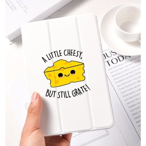 Ipad 2 3 4 White Leather PU Hard Back Case Cartoon Foods Cover Protective For 2020 iPad Pro 11 12.9 10.5 7.9 inch Mini 1 2 3 5