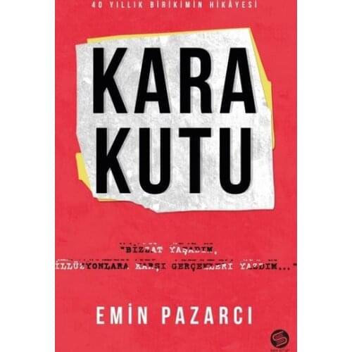 Black Box-40 Years Of Accumulation Story Author: Sure SDsPublisher: Sahi BookTurkeys policy