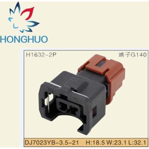 DJ7023YB-3.5-21 2 pin 3.5mm Series Waterproof wire harness Auto Connectors With relevant Terminals and seals