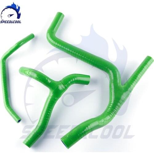 For KAWASAKI KXF450 KX450F 2009-2015 Motorcycle Silicone Radiator Coolant Tube Pipe Hose Kit 2010 2011 2012 2013 2014