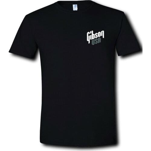 Gibson USA Guitars Electric Bass Hard Rock Acoustic Pocket Side T-Shirt S - 2XL