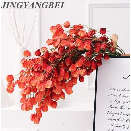 HQ 97cm silk Lantern Artificial flower for Home Party Wedding Christmas Decoration fake flowers photography decorative