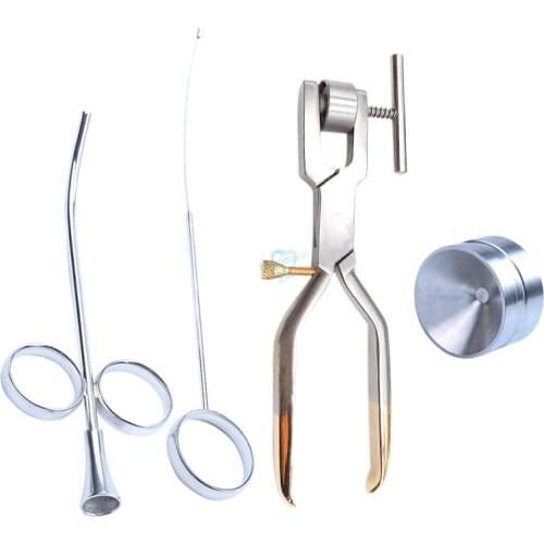 1set Bone Crusher bone Mill bone Morselizer Dental Implant Dental Instruments For Stainless Steel