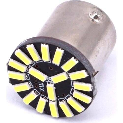 50 pcs Car Lights 1156 BA15S BAY15S P21W 1157 P21/5W LED Turn Signal Light 19 4014 LEDs Automobiles Lamp car styling ADEBAYOR