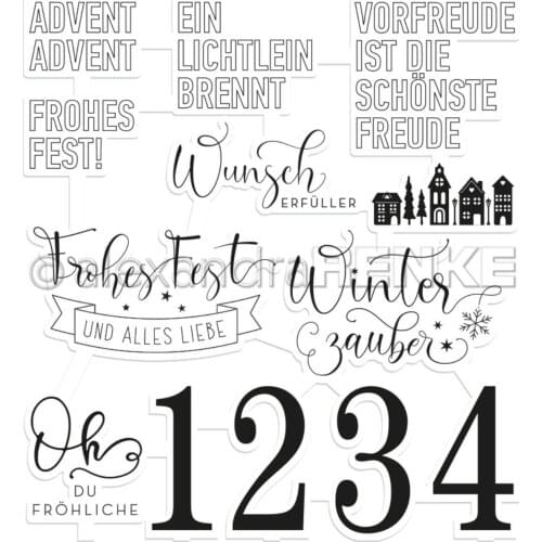 German Transparent Clear Silicone Stamp Seal DIY Scrapbooking photo Album Decorative Clear Stamp X0337