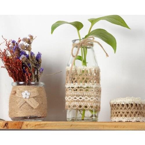 New Handmade DIY Wedding Christmas Green Leaf Linen Decoration Technology