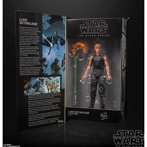 Original 6inch Hasbro Star Wars Black series 50TH Luke Skywalker Action Figure toys for children