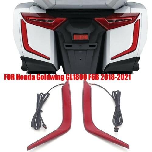 A pair New LED Rear Saddlebag Accents Light Warning Stop Light Red Lenses kit FOR Honda Goldwing GL1800 F6B 2018 2019 2020 2021