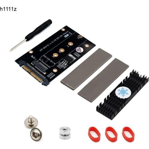 H1111Z Add On Cards M.2 NVMe PCI-E SSD to PCI-E U.2 SFF-8639 Adapter Card M2 M Key Adapter M.2 NVME to U.2 with M.2 Heatsink NEW