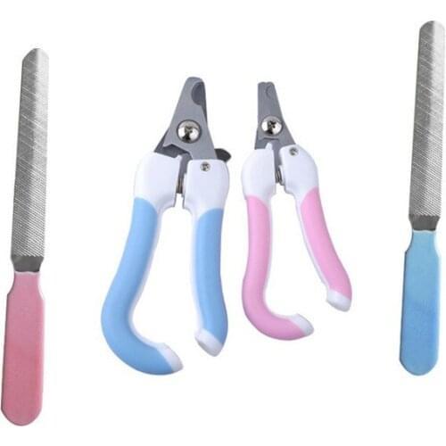 Professional Pet Cat Dog Nail Clipper Toe Care Stainless Steel Cutter File Grooming Scissors Trim Nails Pet Product Bird Dogs
