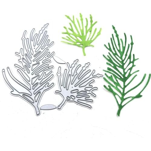 Julyarts Pine Tree Leaves Die Cutting Dies Scrapbooking Material Stencil For DIY Scrapbooking Card Decorative Embossing