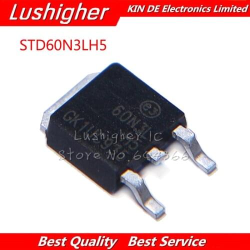 10pcs STD60N3LH5 TO-252 60N3L STD60N3 TO252 New Original