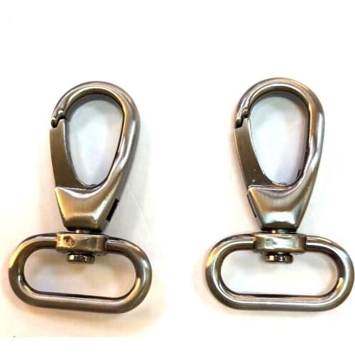 2.5cm 10PCS Metal Hook Clips Buckles Detachable Snap Hook Bag Strap Belt Webbing Pet Leash Hooks DIY Replacement Bag Accessories