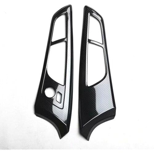 For Hyundai Veloster 2011-2016 Left Hand Drive Car Door Interior Door Handle Grab Cover Trim ABS Styling Moldings 2pcs