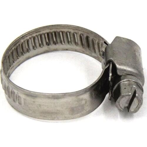 10pc/lot 304 German Style Hoops Stainless Steel Width 9mm Adjustable Drive Hose Clamp Fuel Pipe Tube Spring Clips For Boats