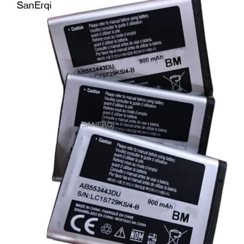 10PCS AB553443DU Battery For Samsung L768 AB553443DC/ DU SL-L768A L760 900MA Replacement battery