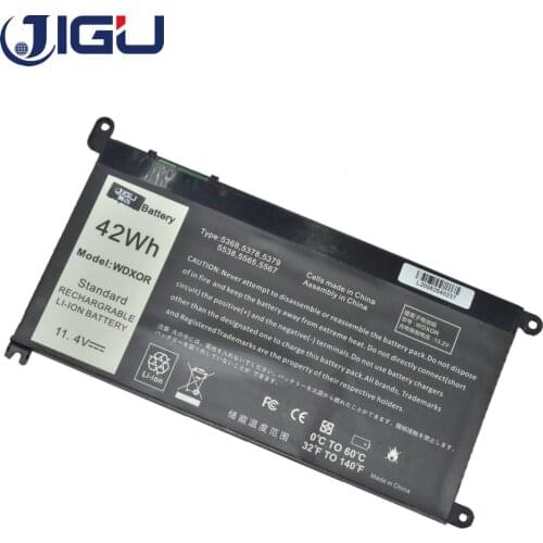 JIGU New Laptop Battery WDX0R FW8KR P62F 1VX1H P26T For DELL For Vostro 5468 5481 5568 15-5581 For Latitude 3379 3180 3189 11.4V