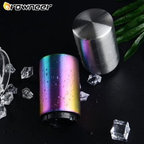Automatic Beer Opener Multi-color Stainless Steel Drinking Bottle Soda Cap Opener With Magnet Kitchen Accessories Bar tools