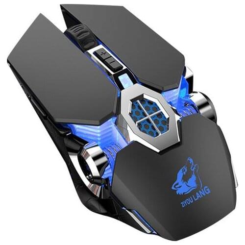 X13 Wireless Gaming Mouse 2.4G 5.0 2400DPI USB Rechargeable Mouse for Windows Computer PC