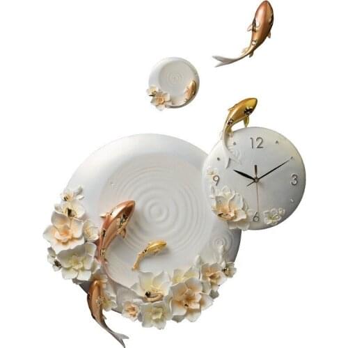 Home Decore Wall Clock Creative Living Room Precise Fashion Wall Clock Modern Design Clock Mechanism Living Room Decoration