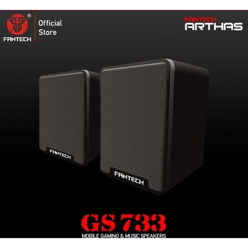 Fantech GS733 Mobile Gameing And Music Speakers 3.5MM Pulg Wried Profession Gaming Speakers For PUBG LOL And Music Gamer Speaker
