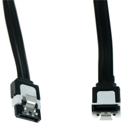 45cm SATA 3.0 III SATA3 Data Cable 6Gb/s SSD Cables HDD Hard Disk Drive Cord Line SATA Cables(One Corner Another Right Angle)