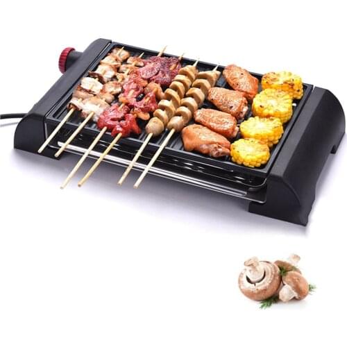 Korean Electric Grill Griddles Barbecue Gill Outdoor Camping Picnic Traveling Smokeless Non-Stick Tabletop BBQ Cooking Stove
