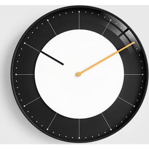 Creative Art Wall Clock Metal Living Room Bedroom Silent Clock Kitchen Clock Wall Clock Modern Design Wall Mirror Needle Brief