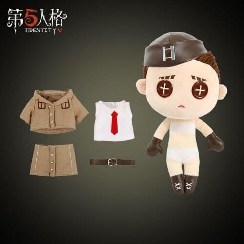 Anime Identity V Survivor Coordinator Marta Short Plush Doll Pillow Cute Change Clothing Toys Cushion Cartoon Xmas Gifts 32cm