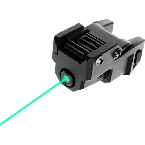 Magnetic Rechargeable Sub Compact Rail Green Laser Sight with Strobe for Pistol Self Defense Glock 17 19 Taurus G2C