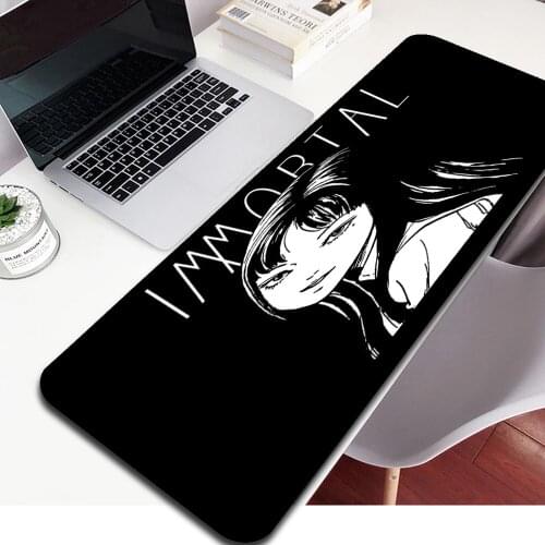 Junji Ito Laptop Free Shipping Large Mouse Pad Keyboards Mat Anime Mouse Pad Gamer Keyboard 40X90 Mausepad Keyboard Pc Gamer