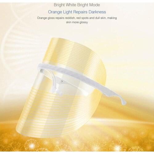 Newest Mask Meter LED Mask Beauty Instrument Photon Skin Rejuvenation Mask LED Spectrometer Color Mask Instrument Face Care