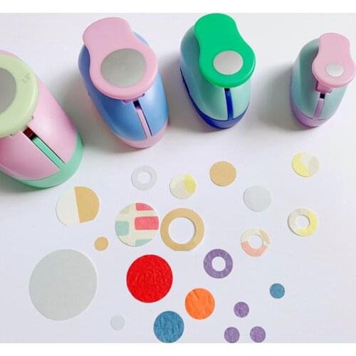 New Circle Paper Punch Round Paper Craft Puncher DIY Hole Punch Tool for Kids DIY Scrapbook Paper Cutter Embossing Puncher