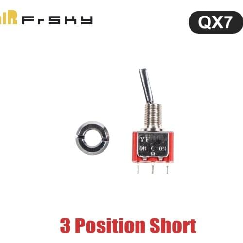 FrSky ACCST Taranis Q X7 Transmitter Spare Part 3 Position Short Toggle Switch