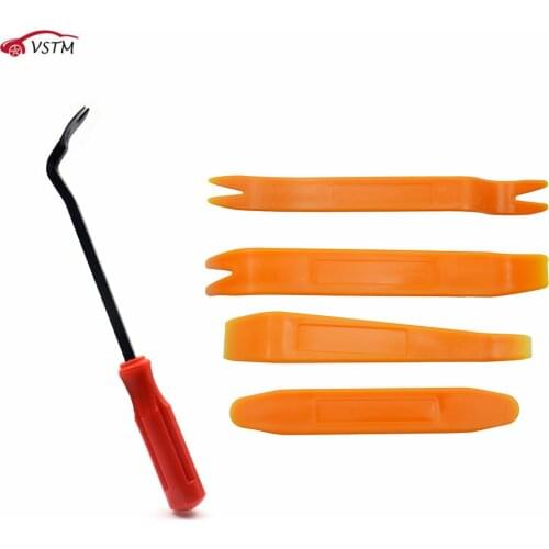 Plastic Auto Dismantle Tools Kit Car Radio Door Clip Panel Trim Dash Audio Removal Installer Pry Kit Refit Set Best Price