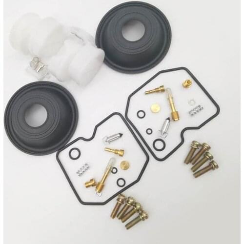 2 set carburetor repair kit for Kawasaki Vulcan 500 EN500 EN 500 1991-1995 Configure vacuum diaphragm Needle valve gasket
