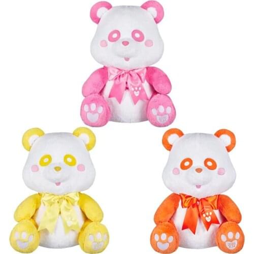 New Cute Japan Attack All Around AAA Color Yellow Orange Blue Panda Plush Stuffed Doll Toy Kids Children Christmas Gifts 30cm