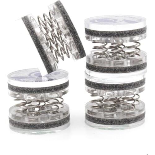 High quality 4pcs Speaker spike Audiophile shock spikes, spring damping pad HIFI audio Stand Feet