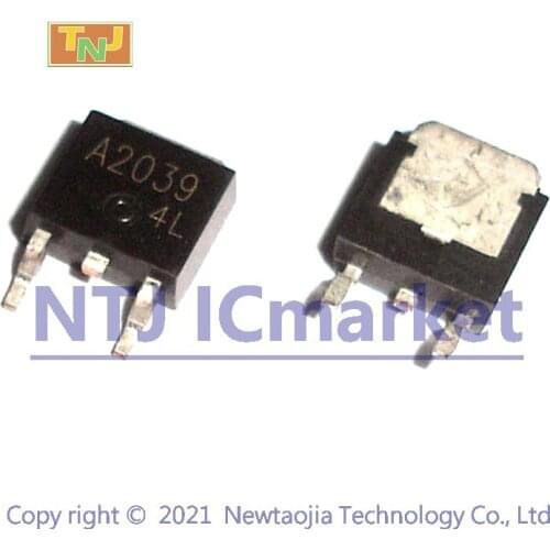 10 PCS 2SA2039 TO-252 A2039 High Current Switching Applications