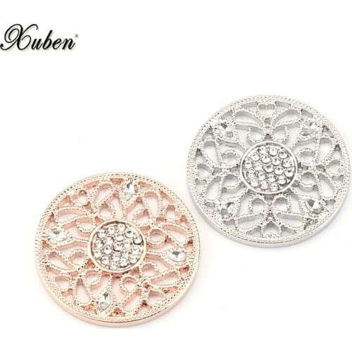 New my 33 mm coin disc crystal pendant for women classic diy jewelry