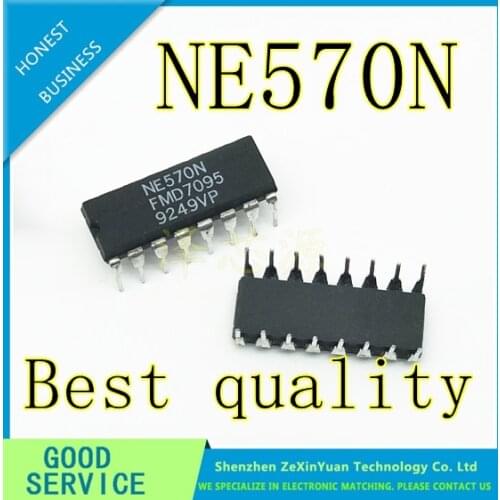 10PCS/LOT NE570N NE570 DIP-16 Best quality
