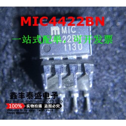 100% New Original In Stock MIC4422BN MIC4422 DIP-8 MIC