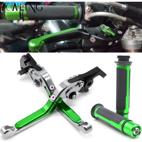 CNC Motorcycle Brake Clutch Levers handle bar hand grips For KAWASAKI ER-6N ER-6F ER6N ER 6N ER6F NINJA 650 2006 2007 2008