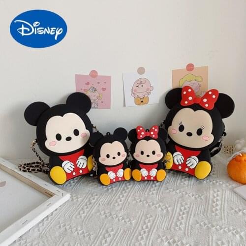 Disney Mickey Slant Bag Ladies Shoulder Bag Card Bag Coin Purse Childrens Small Bag Gift for Girls