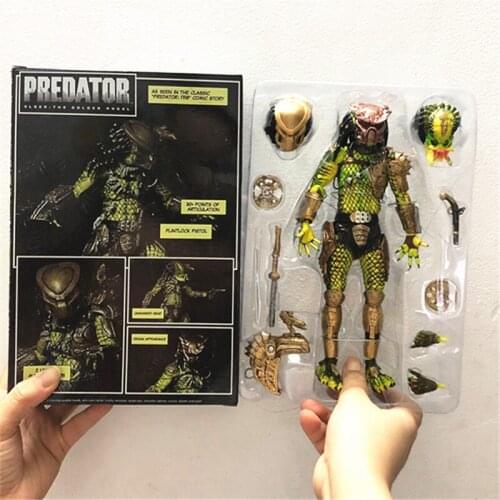 NEW NECA Predator eloer:the golden angel ultimate edition Action Figure Collection Model Toy gift 18cm