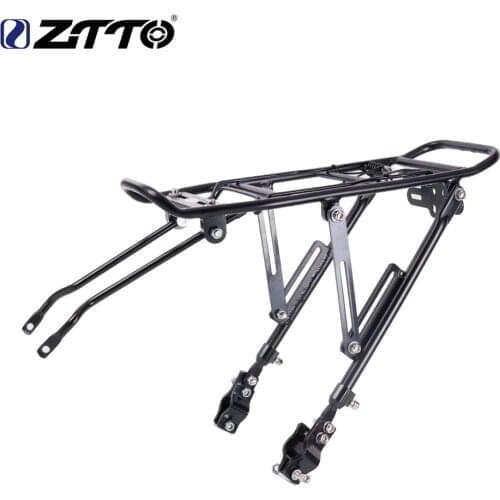Mtb Carbon Rear Seat Bicycle Mountain Bike Rear Rack Heavy Pressure Aluminum Alloy Suitable for 24"26"28" Bicycle ZTTO