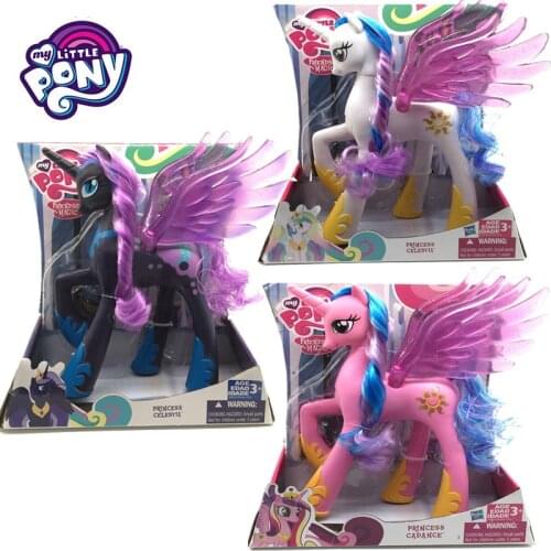 Hasbro My Little Pony Big Twilight Sparkle Fluttershy Princess Celestia Nightmare Moon Unicorn Pegasus Toys Girls Birthday Gifts