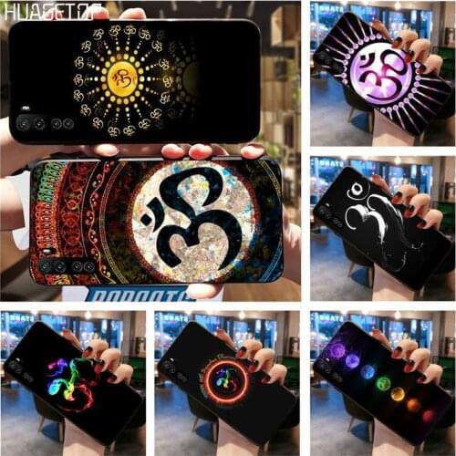 HUAGETOP Aum Om Yoga Black TPU Soft Phone Case For Huawei Nova 6se 7 7pro 7se honor 7A 8A 7C 9C Play